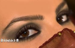 Yeux maquillés au khôl Yeux maquillés au khôl