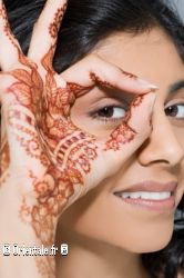 Tatouage des mains motifs fleurs