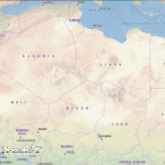 Carte Afrique du Nord et Ethiopie
