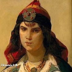 Femme kabyle peinture
