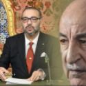A gauche Mohammed VI et à droite Abdelmajid Tebboune