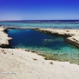 Lac Meteor � la plage de Nayzak - Mer rouge - Egypte