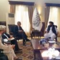 Le Ministre des Affaires trangres afghan en runion avec des politiques trangers
