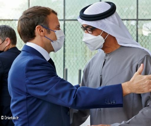 Emmanuel Macron, prsident de la France et Ben Zayed, prince mirien