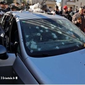 Voiture de l'un martyrs de Naplouse