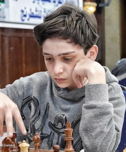 Jeune comptiteur venu de Palestine, au tournoi de Bagdad, 2022