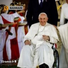 Le roi du Bahrein et le Pape Franois, Novembre 2022, Bahrein TV