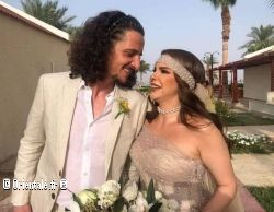 Donia Abdel Azziz avec son mari