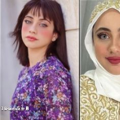 La Jordanienne Sally Al Awadi avant et après le hijab - 2023
