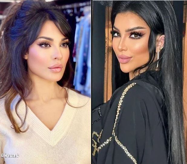 Nadine Nassib Njeim  g. et Dounia Batma  d.