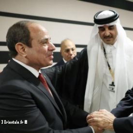 Les dirigeants de l'Egypte et de la Turquie se sont serr�s la main en novembre 2022