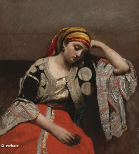 Jean-Baptiste Camille Corot, Juive d'Alger (Peinture)