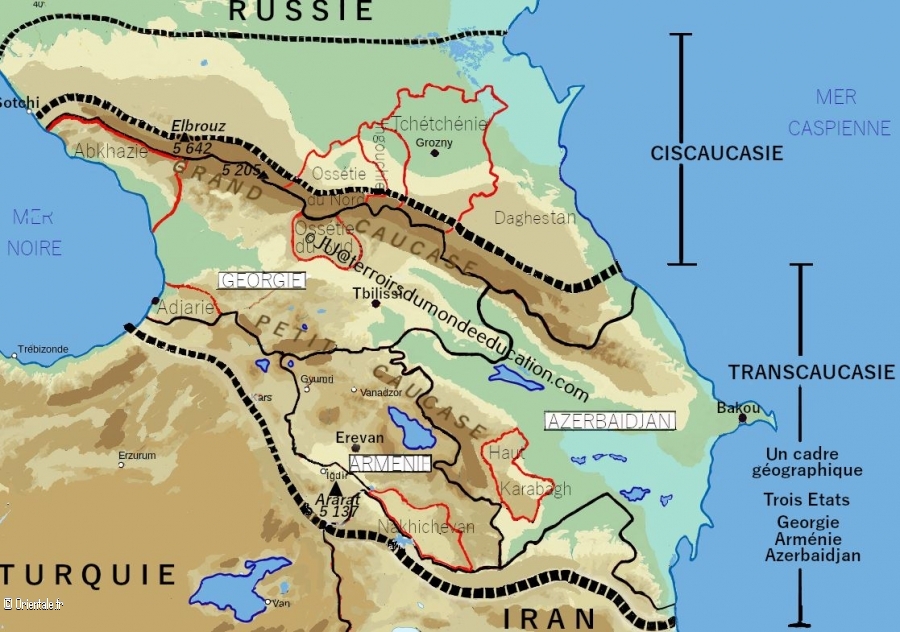 La Ciscaucasie, un territoire du Caucase