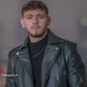 Al Shami avec son blouson en cuir